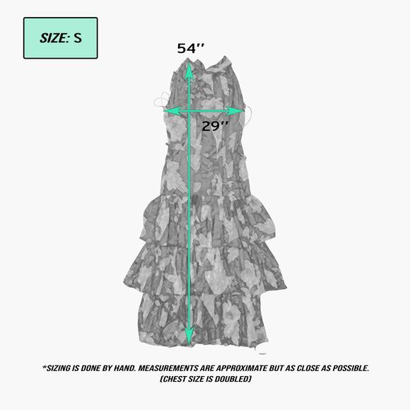 NWT VICI Floral Sleeveless Halter Neck Tiered Maxi Dress (Green | Size S) - Picture 9 of 9